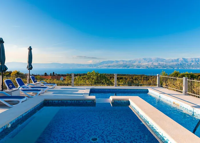 Agape - Three Bedroom On 15k M2 Olive Grove - Incredible 360 View - Free Parking - Private Pool And Jacuzzi Villa Mirce